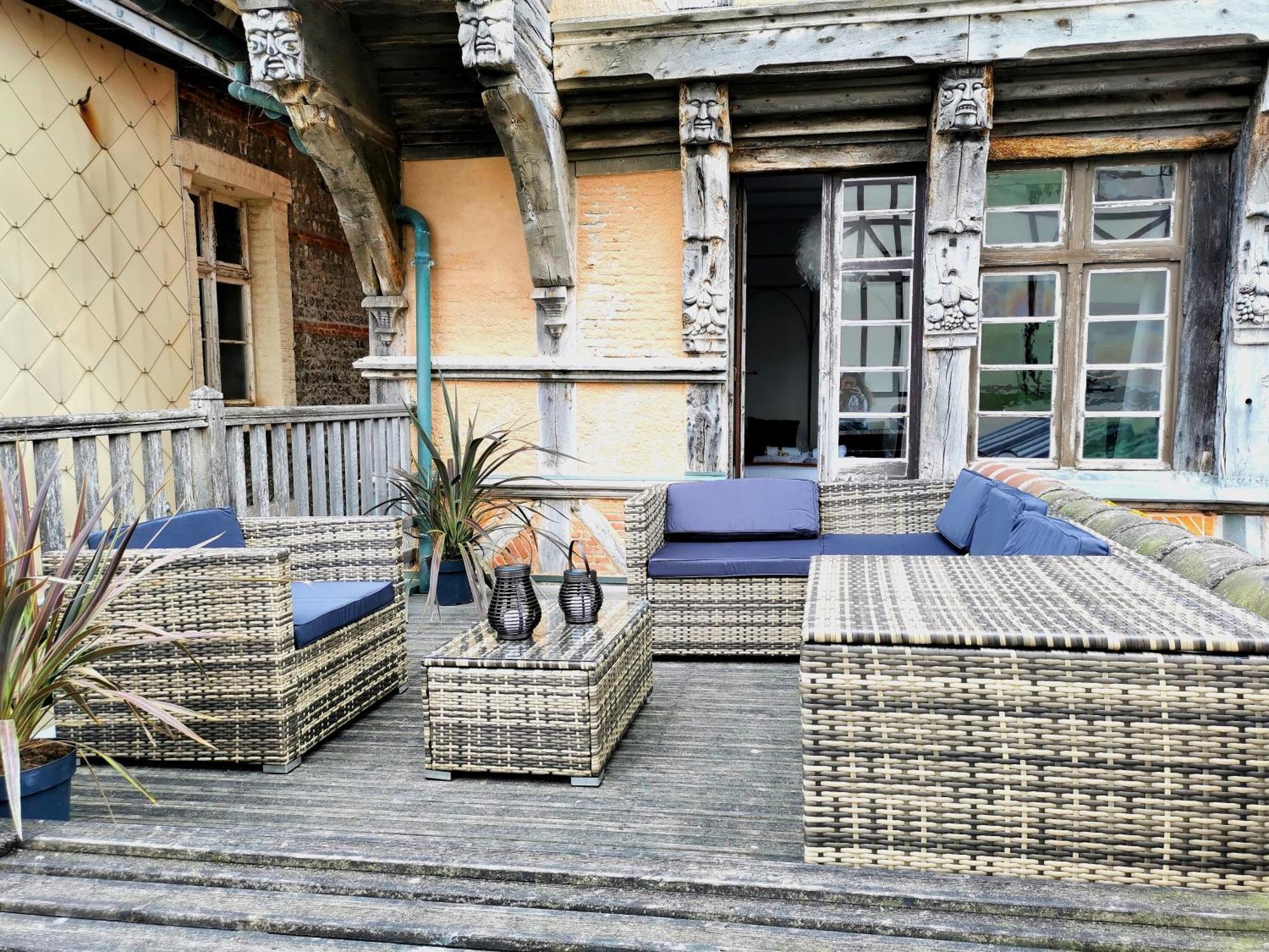 Hotel La Residence Manoir De La Salamandre Étretat Exterior foto